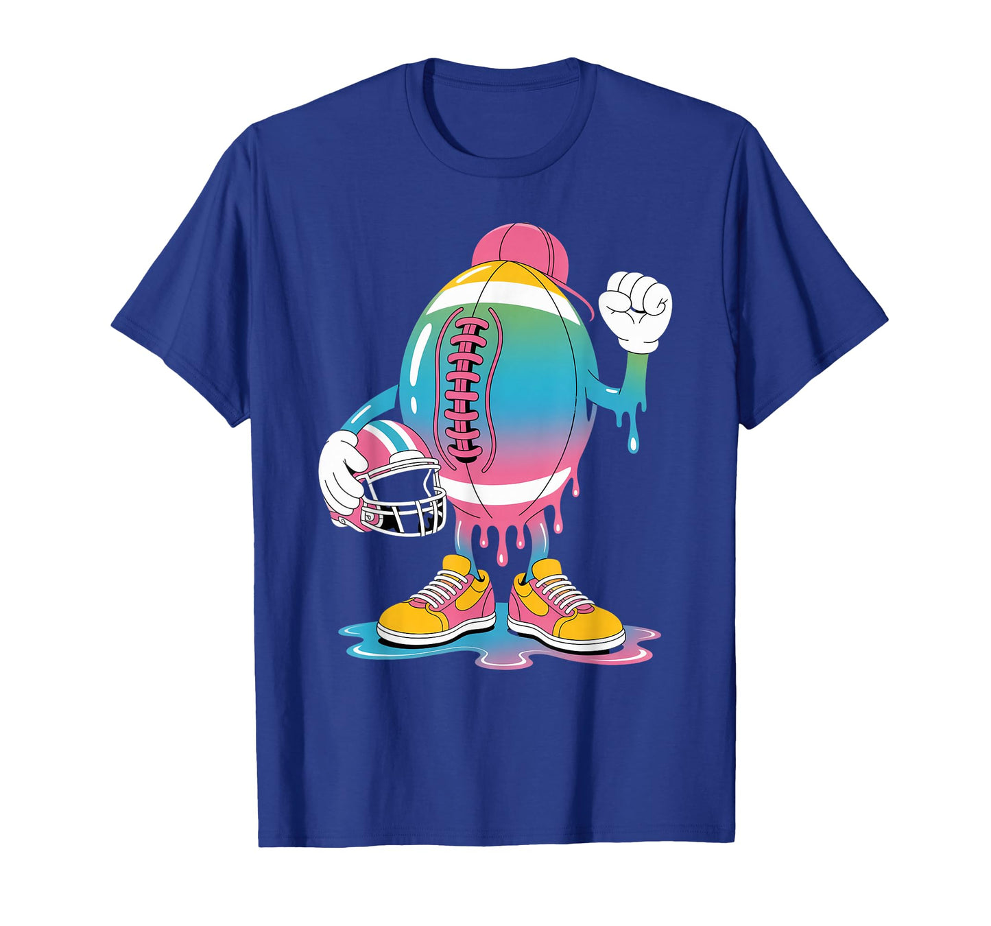 Ice Cream Drip Men Women Game American Football Drip T-Shirt