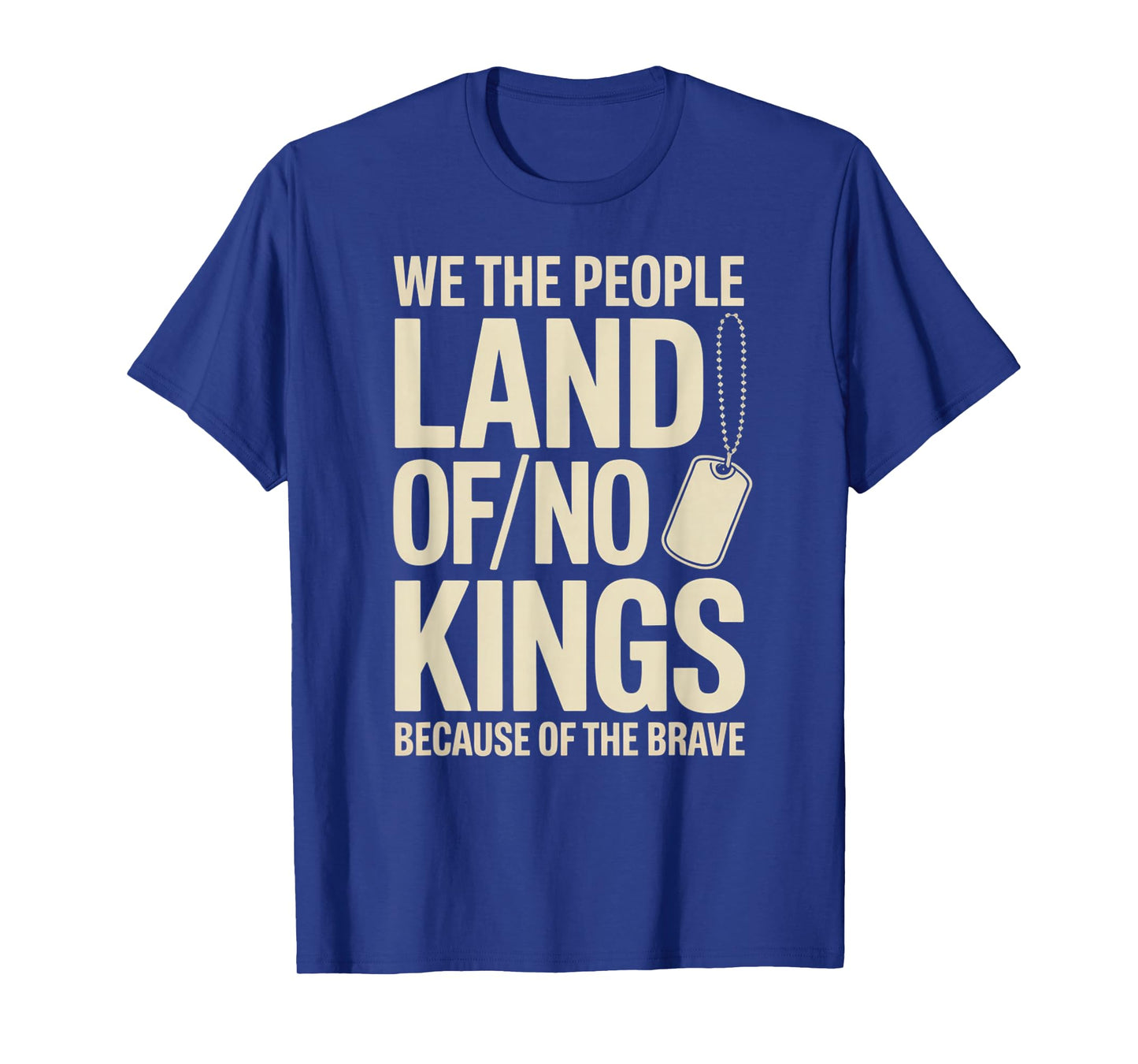 America Vintage No Kings Day Because of The Brave T-Shirt