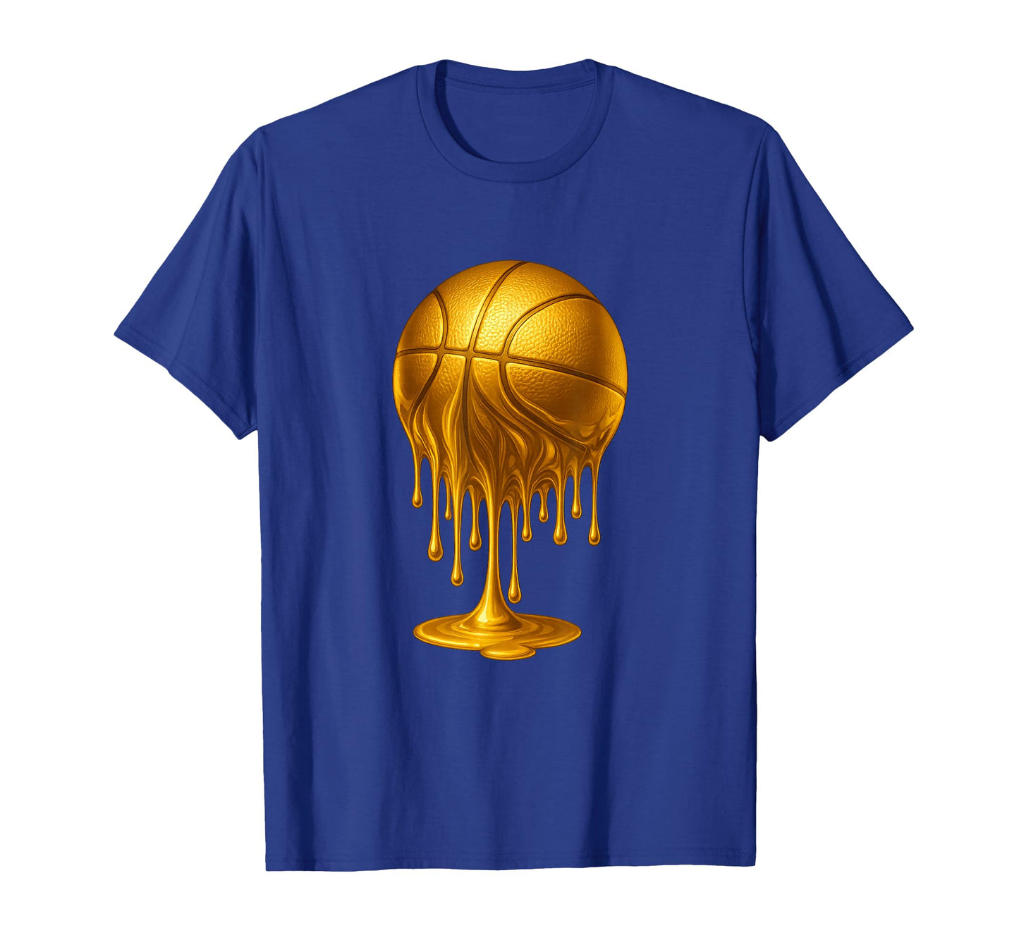 Dripping Gold Drip Basketball Game Day Player Coach Baller T-Shirt