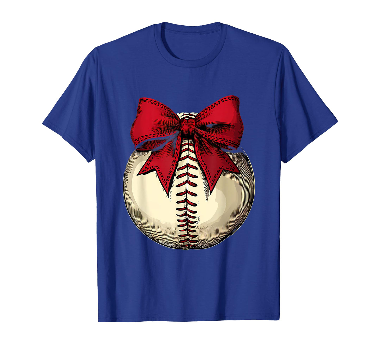 Baseball Coquette Bow Cute Baseball Player T-Shirt