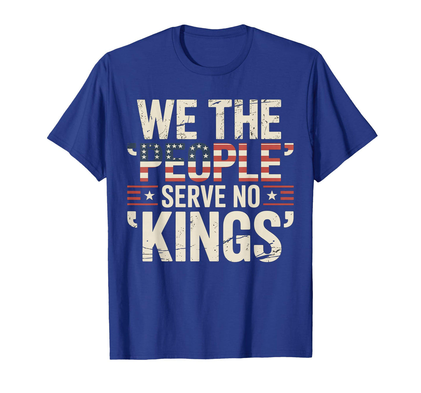No King Patriotic Freedom for Men Women American Flag T-Shirt