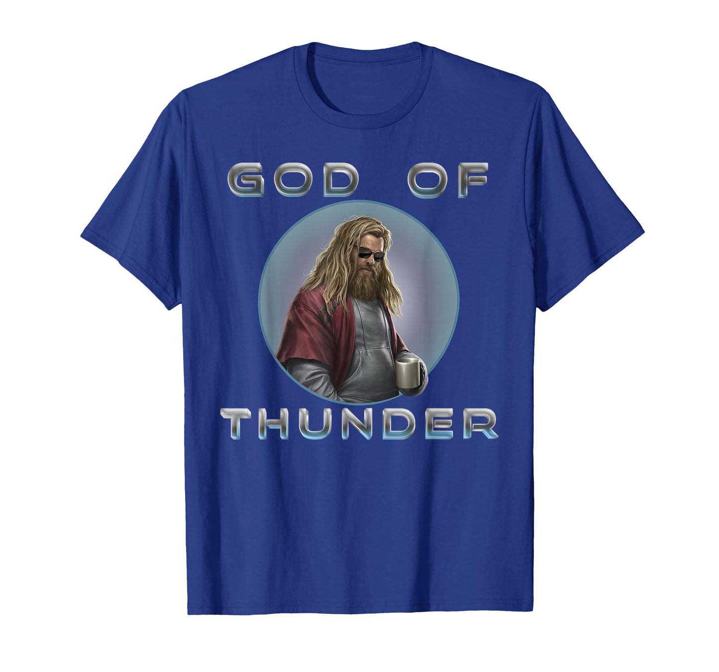 Marvel Avengers: Endgame Thor God Of Thunder Circle Portrait T-Shirt