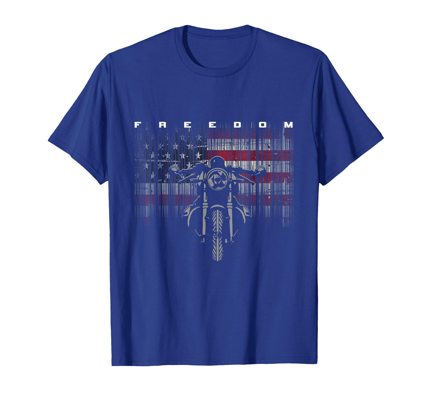 American Flag Motorcycle T-Shirt