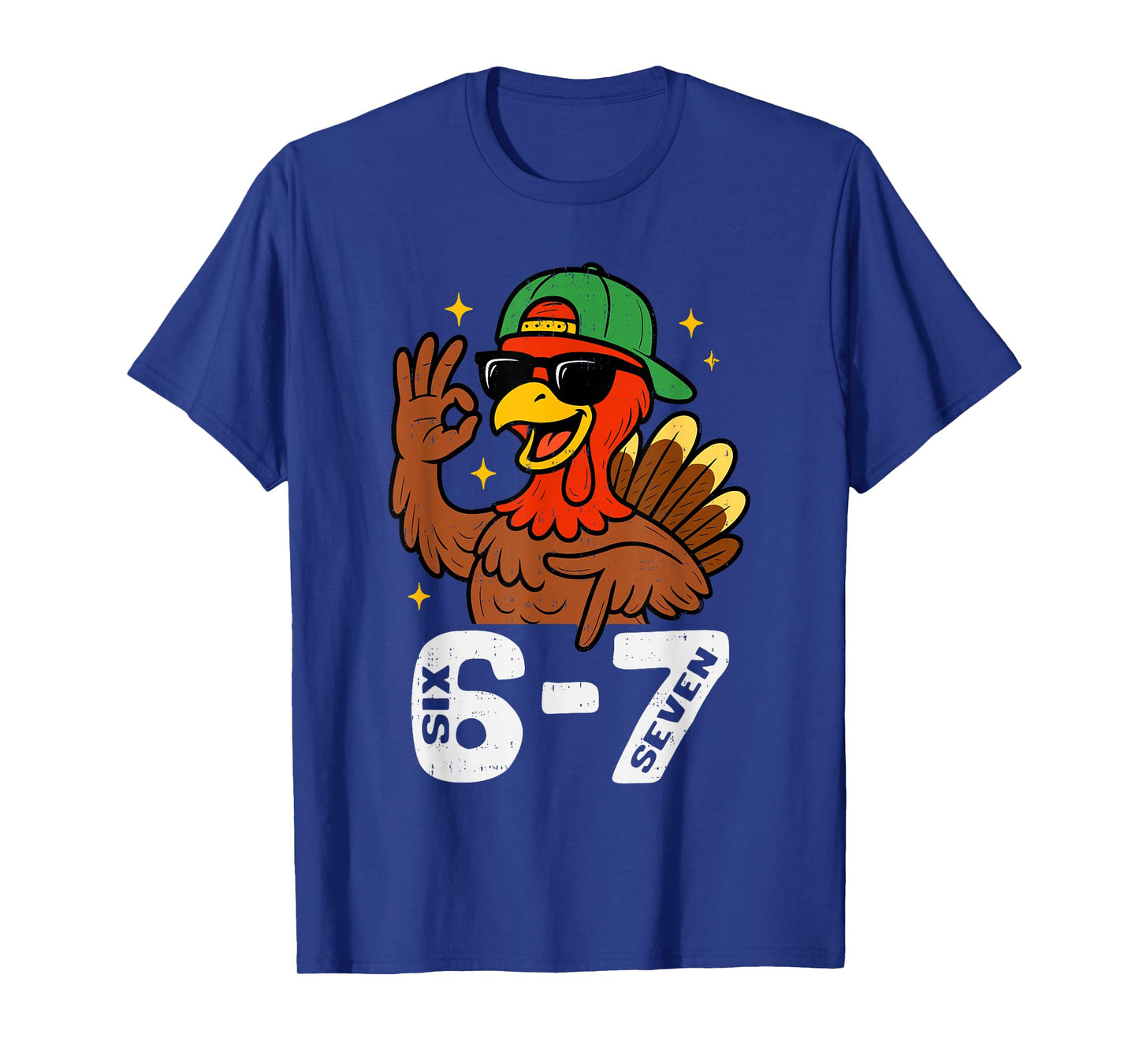 6 7 Six Seven Turkey Gen Z Alpha Meme Slang Teen Boys Kids T-Shirt