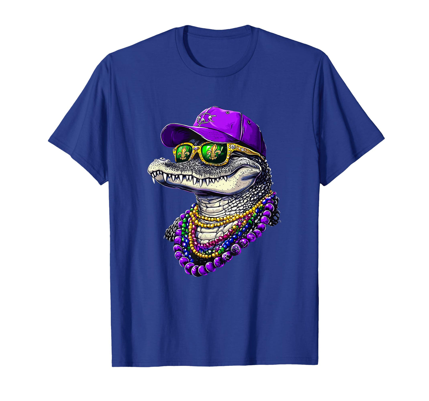 Mardigator Mardi Gras Alligator Costume Men Women Party 2025 T-Shirt