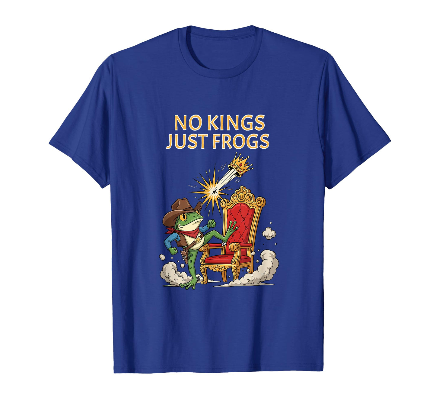 No Kings Just Frogs Funny Portland Frog Protest Men Women T-Shirt