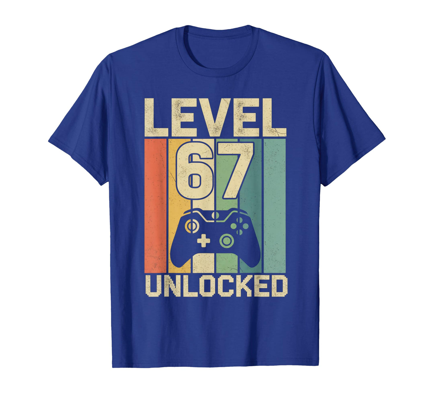 Level 67 Unlocked Meme-Funny Video Gamer Six Seven Gen Alpha T-Shirt