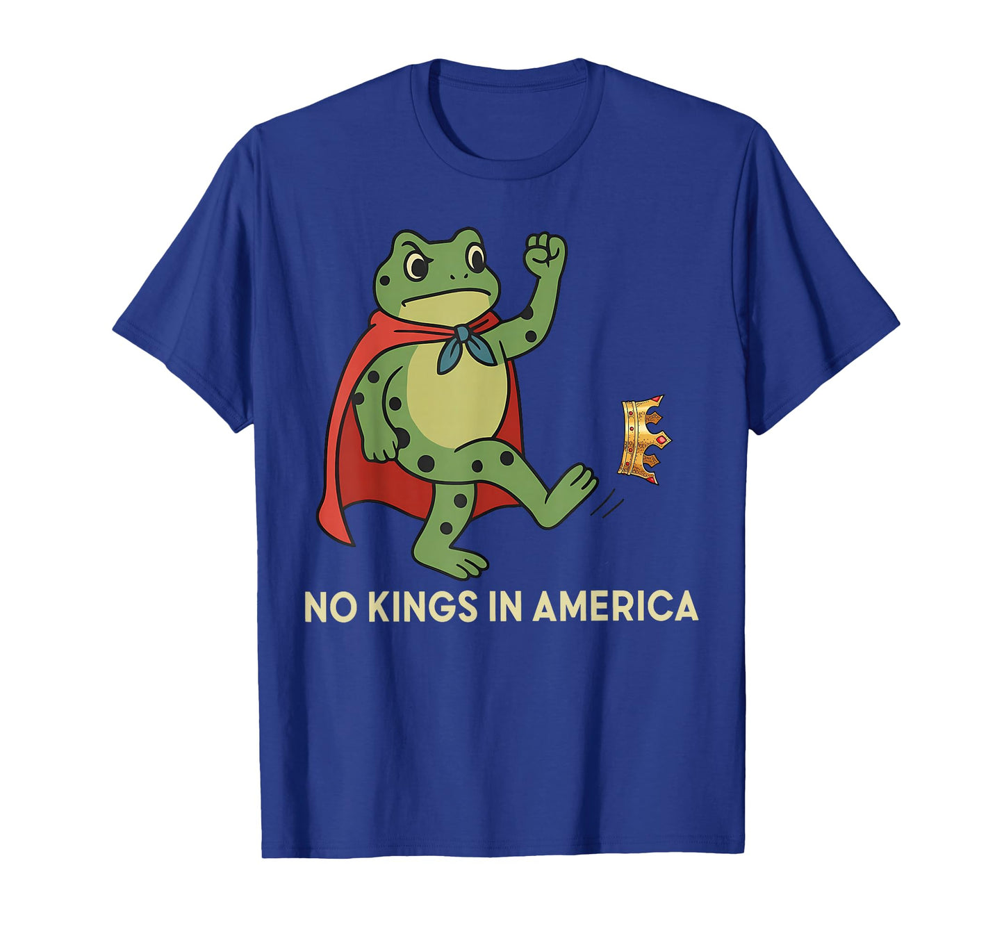 Frogs Against Fascism No Kings Men Women T-Shirt