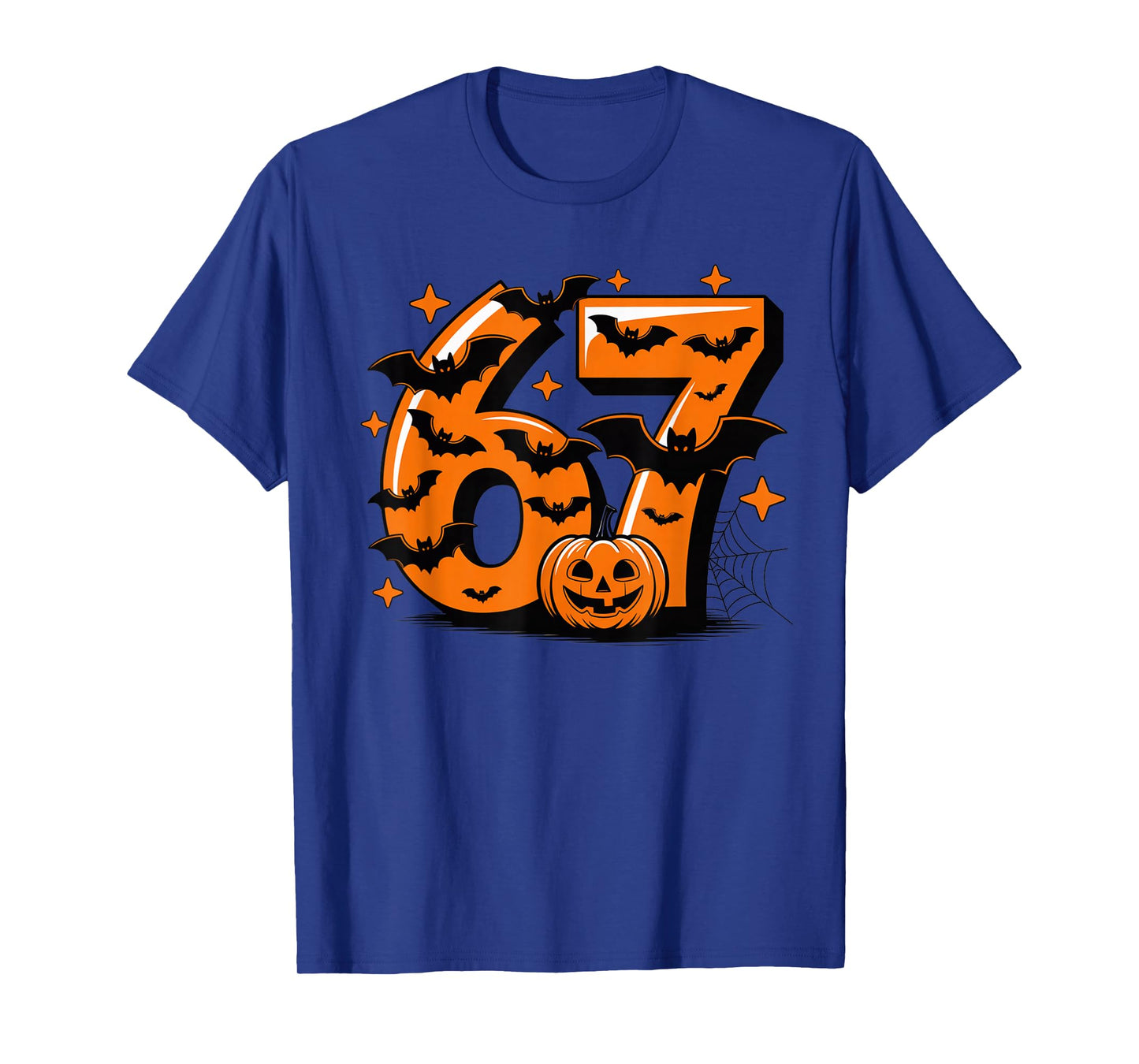 Fun Six Seven 6 7 Meme Design Halloween Funny T-Shirt