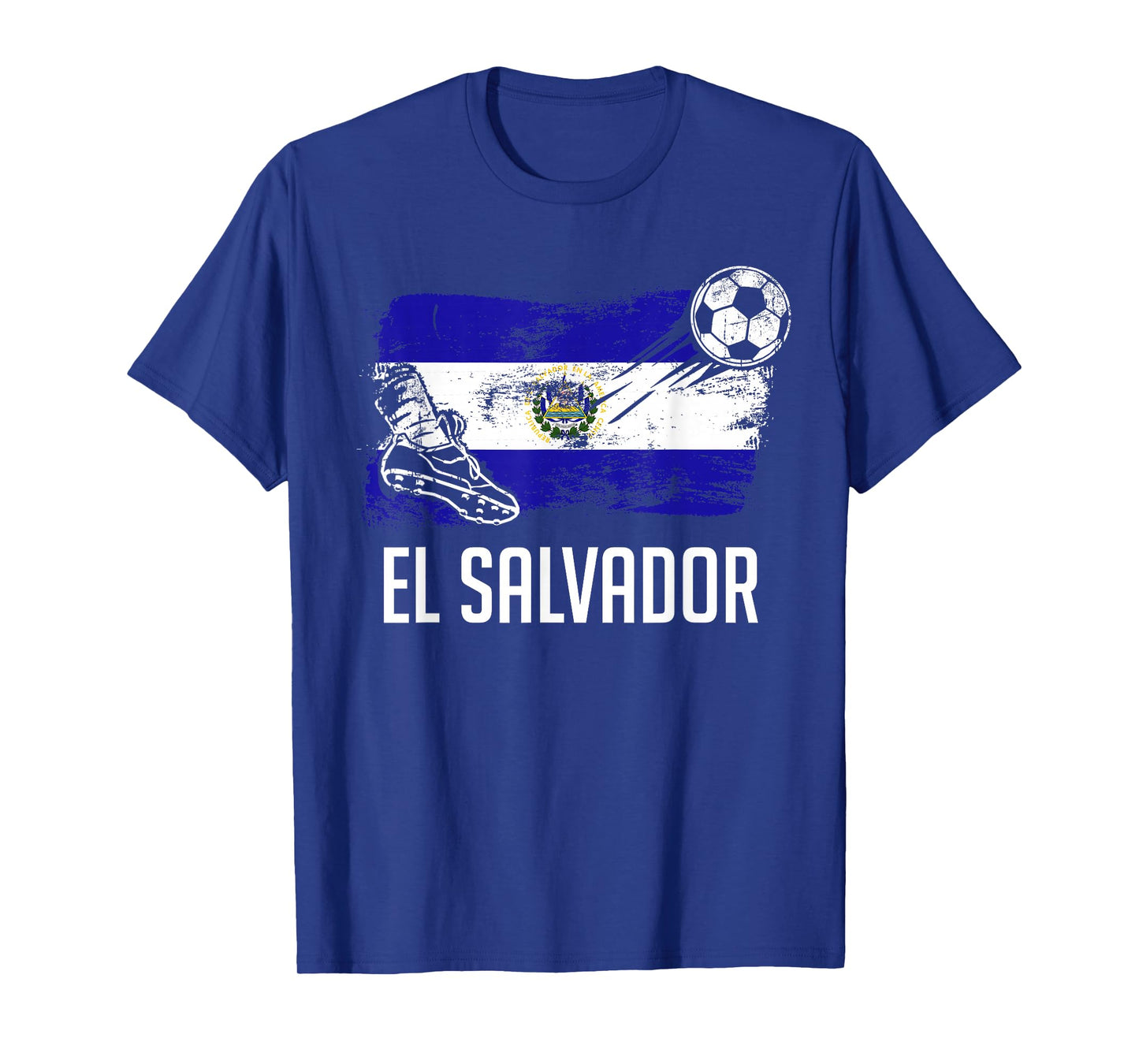 El Salvador Flag Jersey Salvadorean Soccer Team Salvadorean T-Shirt