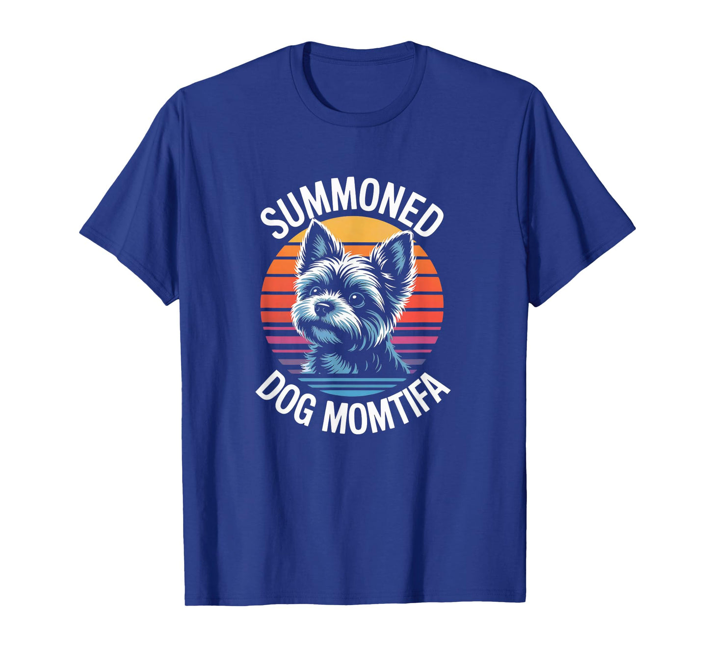 Dog Momtifa Summoned Retro No Kings Protest Art Design T-Shirt