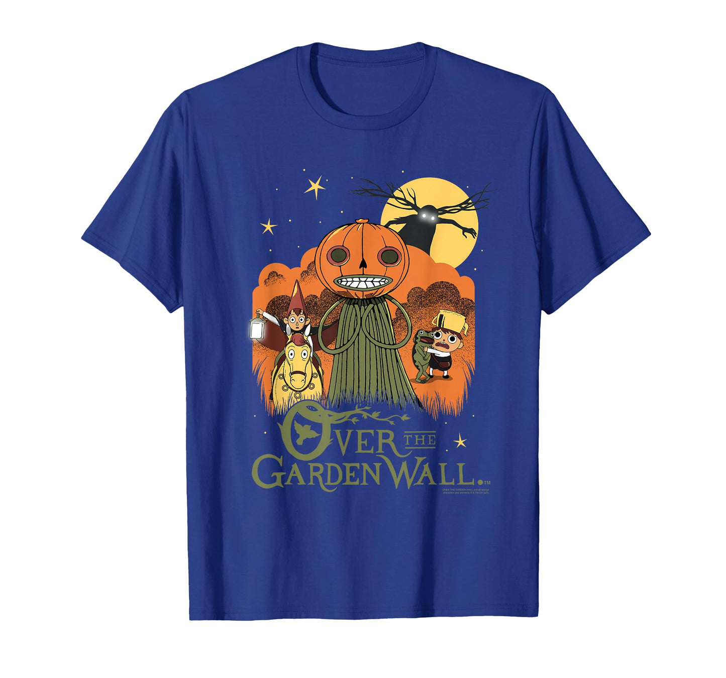 Over The Garden Wall Vintage Halloween Illustration Cartoon T-Shirt