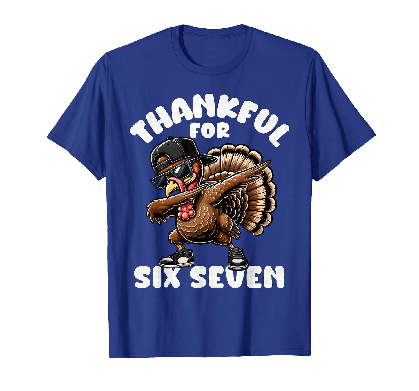 67 Thanksgiving Funny Six Seven Meme Brainrot Turkey Boys T-Shirt
