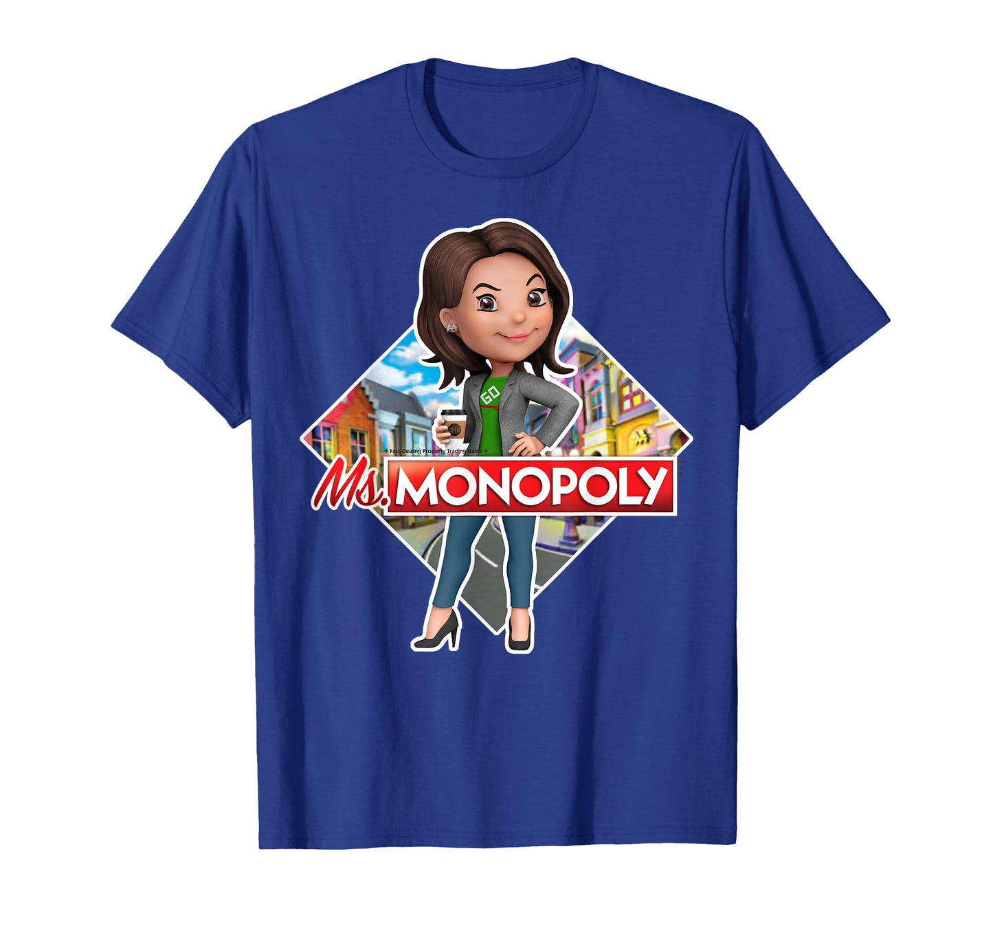 Monopoly Ms. Monopoly Board Game Logo T-Shirt