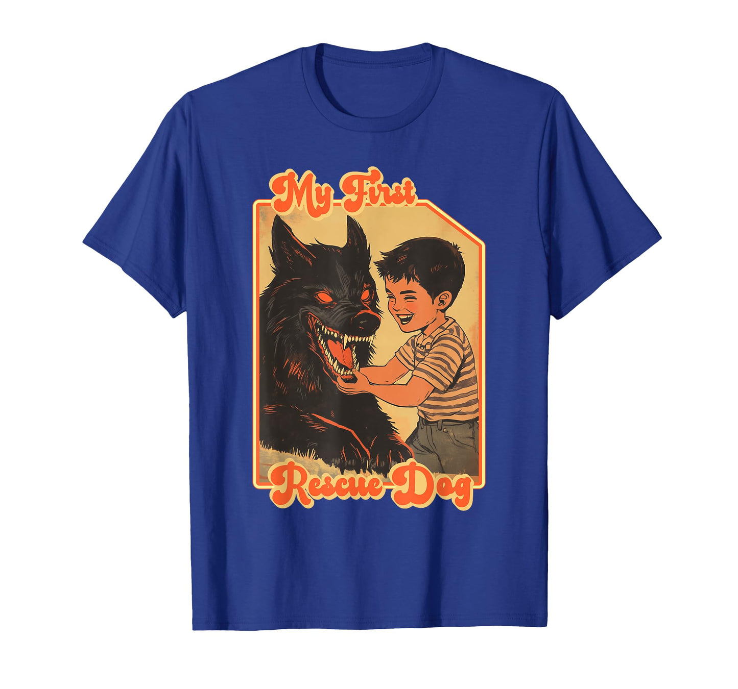 My First Rescue Dog Funny Shirts - Funny Rescue Animal T-Shirt