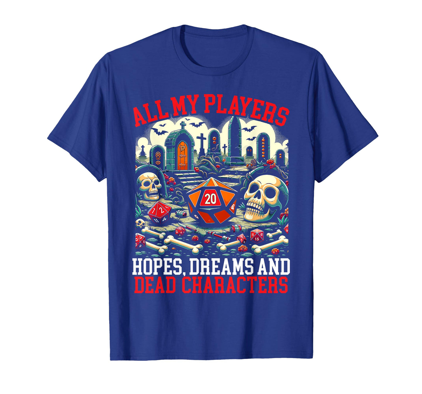 Role Playing Game RPG D20 Tabletop Funny RPG Gamer T-Shirt