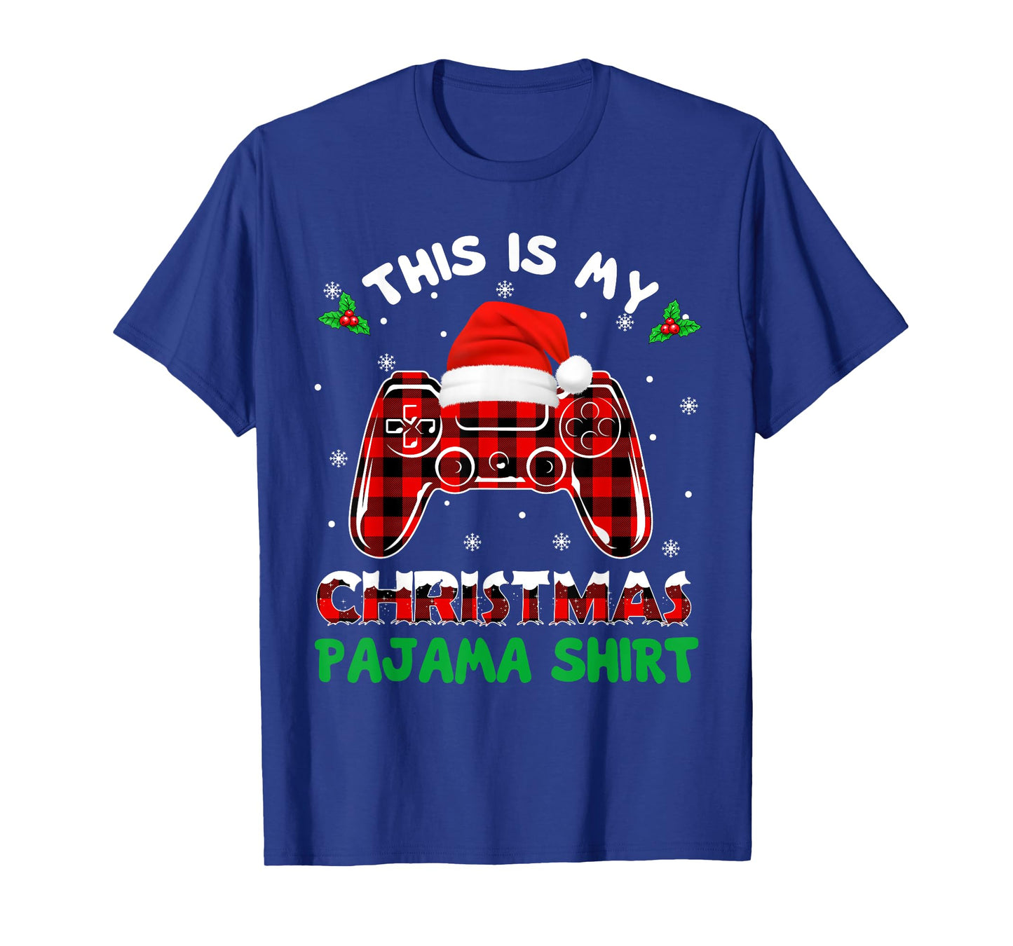This Is My Christmas Pajama Shirt Gamer Video Game Boys Kids T-Shirt