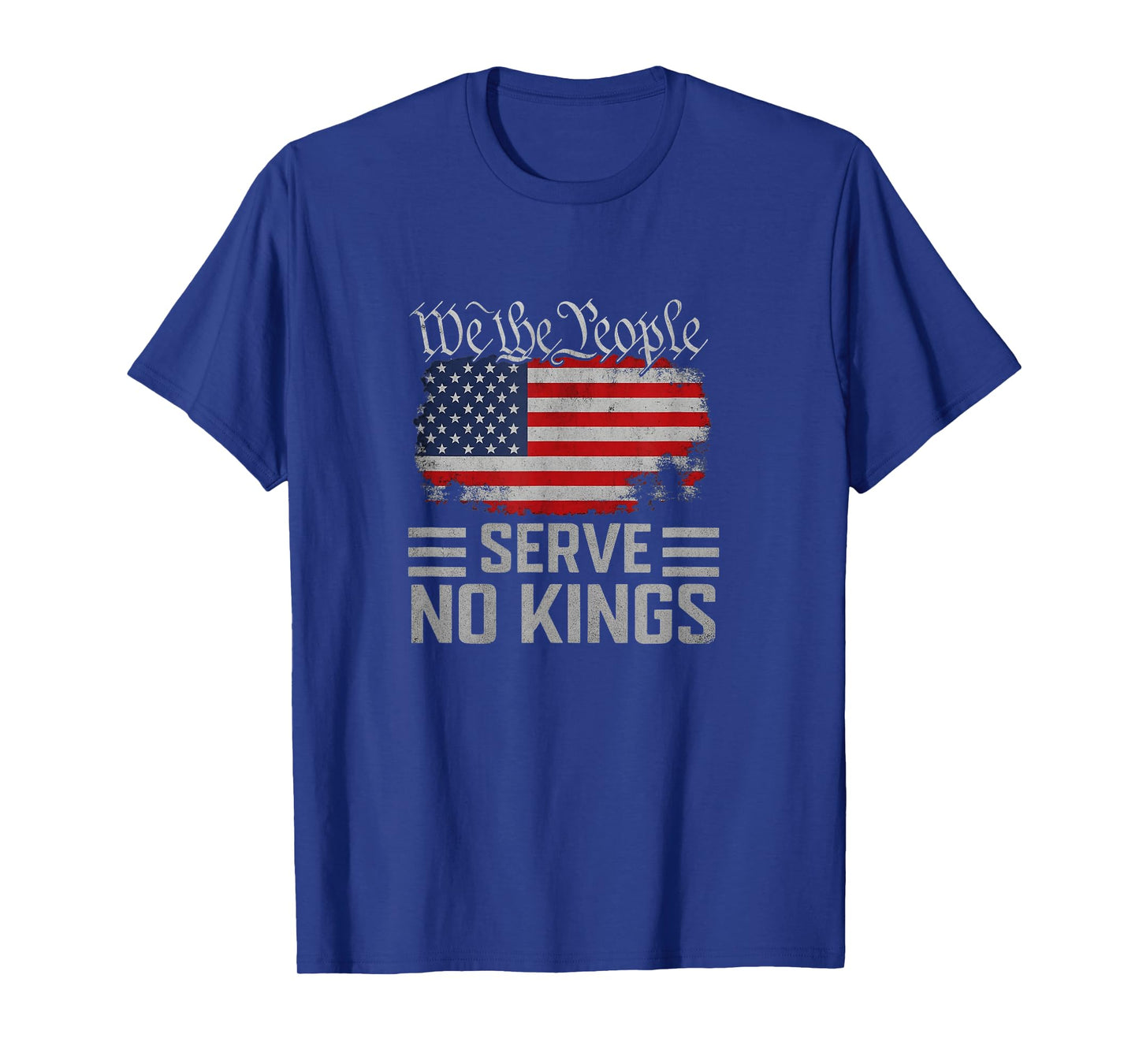 No Kings Day Vintage Patriotic Freedom 2025 T-Shirt