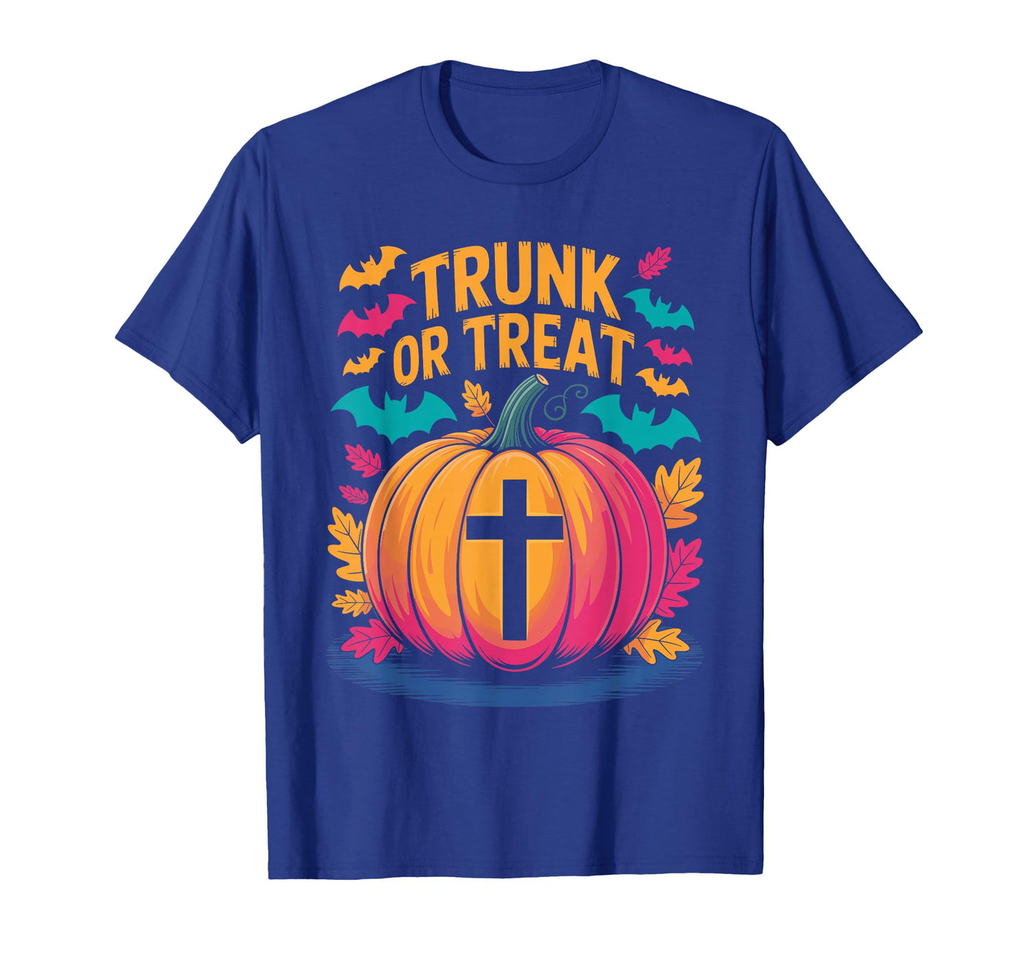 Trunk Or Treat Halloween Costume Christian Pumpkin Church T-Shirt