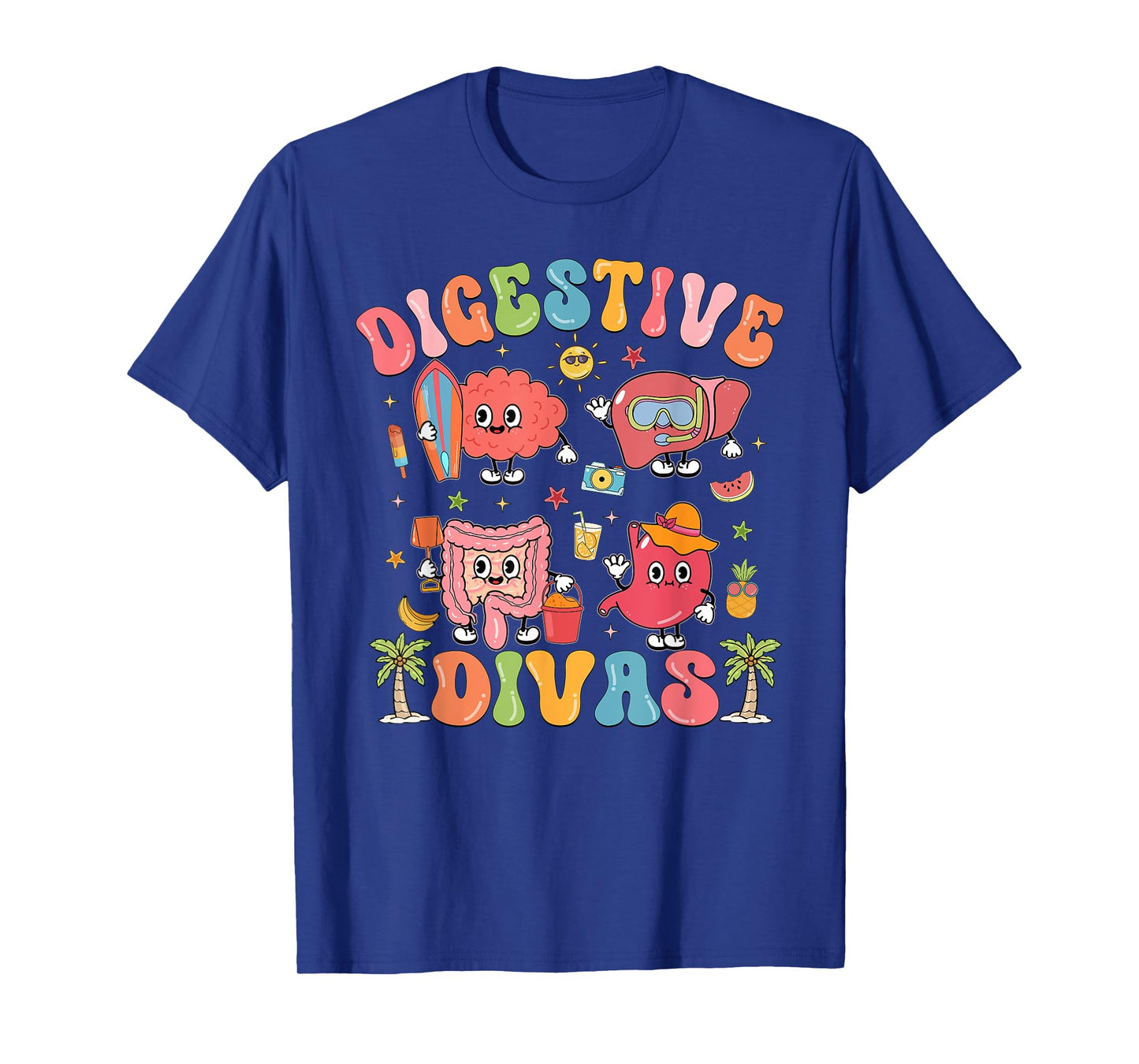 Digestive Divas Summer Gastro Crew Gastroenterologist T-Shirt