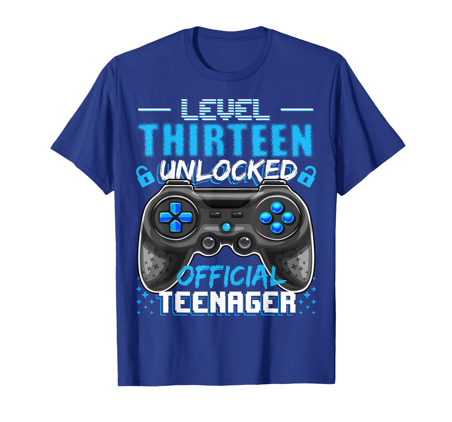Level 13 Unlocked Official Teenager Video Game 13th Birthday T-Shirt