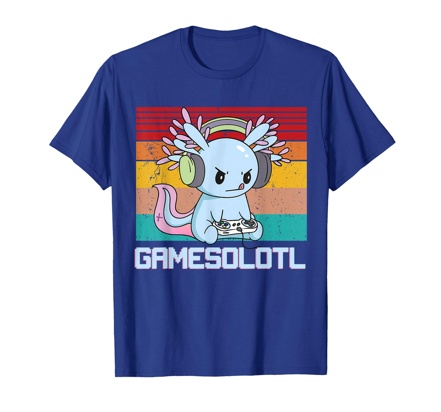 Gamesolotl Axolotl Video Gamer Kawaii Anime Gifts Boys Teens T-Shirt