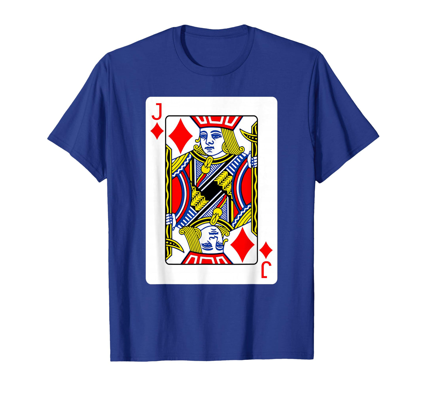 Jack Of Diamonds Playing Card Group Costume Poker Player T-Shirt