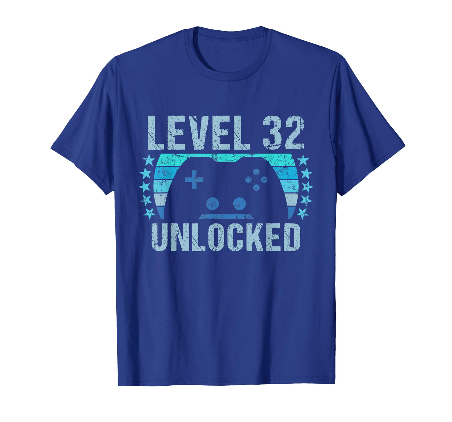 Gaming Vintage 32nd Birthday Gift 32 Year Old Boy Girl Gamer T-Shirt