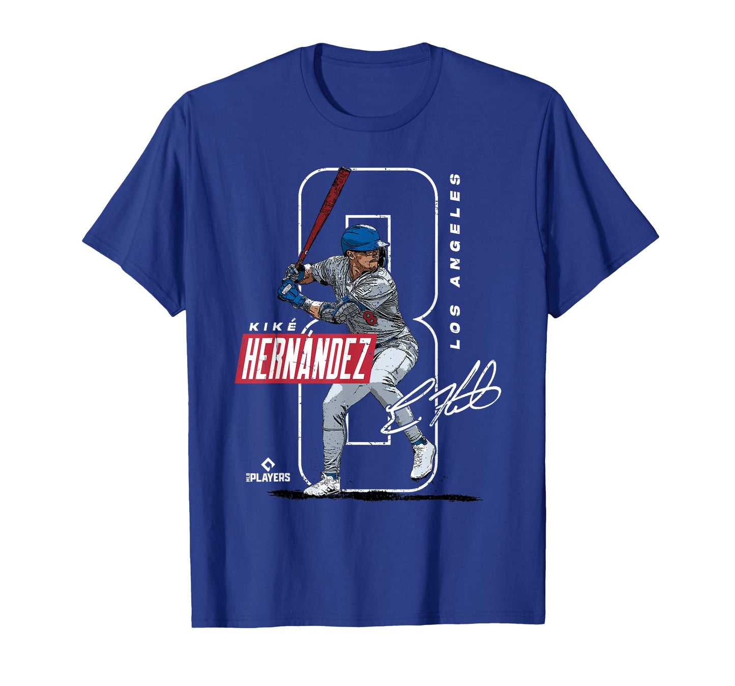 Kike Hernandez | Los Angeles D Baseball Players | MLBKH201M T-Shirt