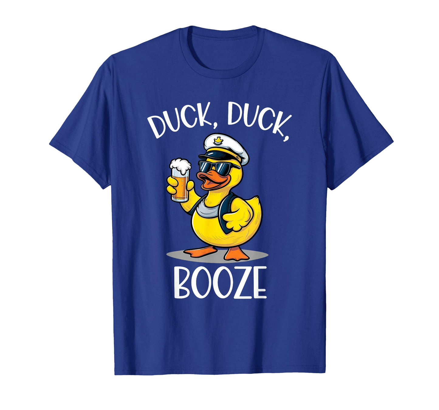 Duck Duck Booze Funny Cruise Rubber Duck Beer Drink Package T-Shirt