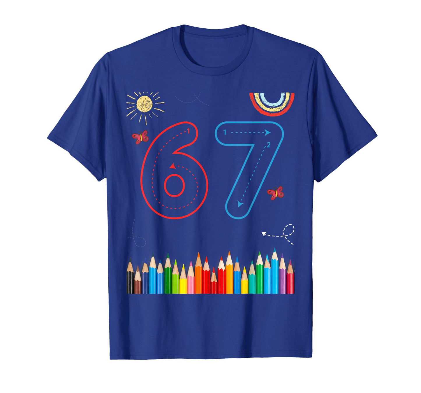 67 Tracing Funny Meme Elementary School Teachers T-Shirt