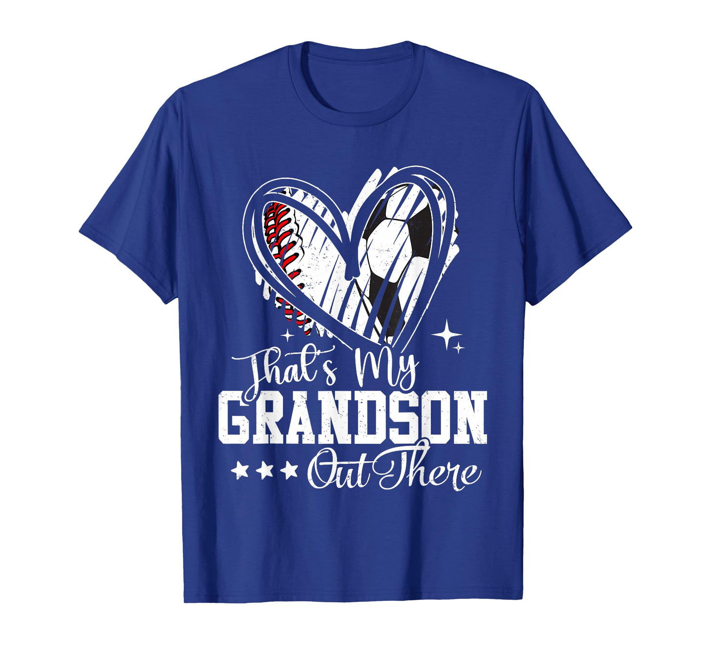 That's My Grandson Out There Baseball Soccer Grandma Grandpa T-Shirt