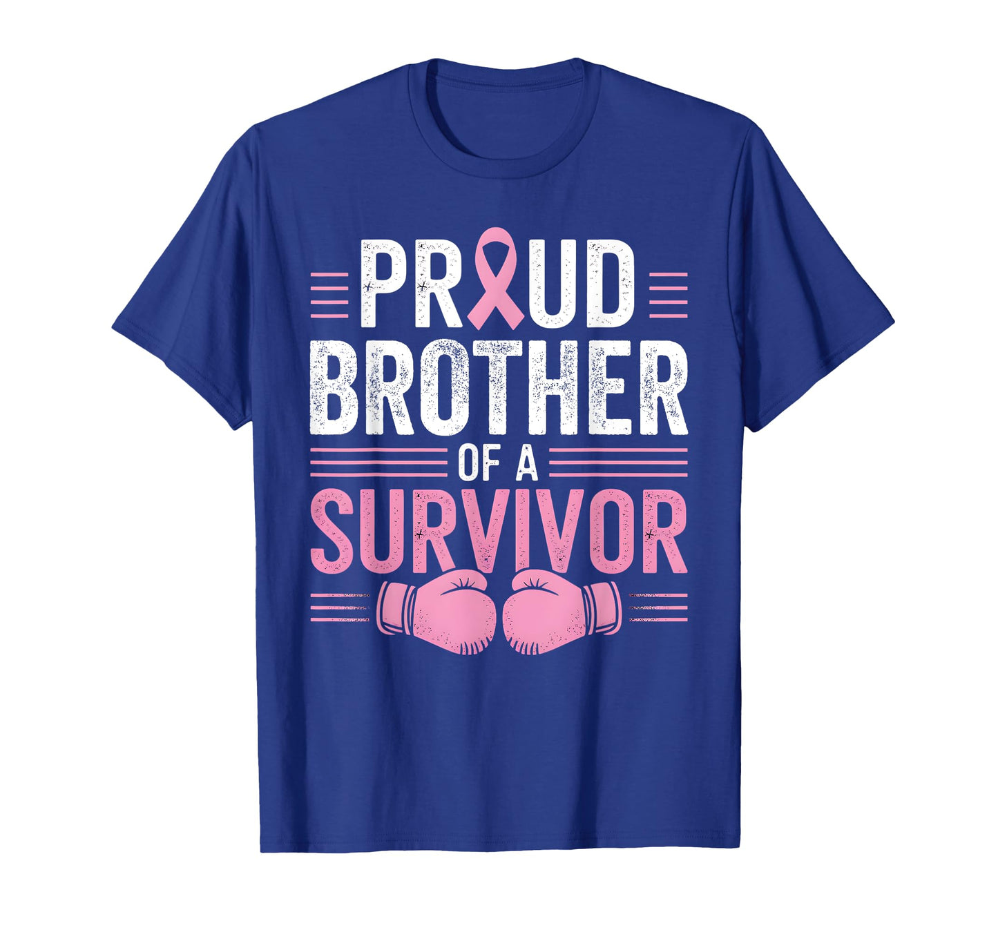 Proud Brother of a Survivor Breast Cancer Awareness Family T-Shirt