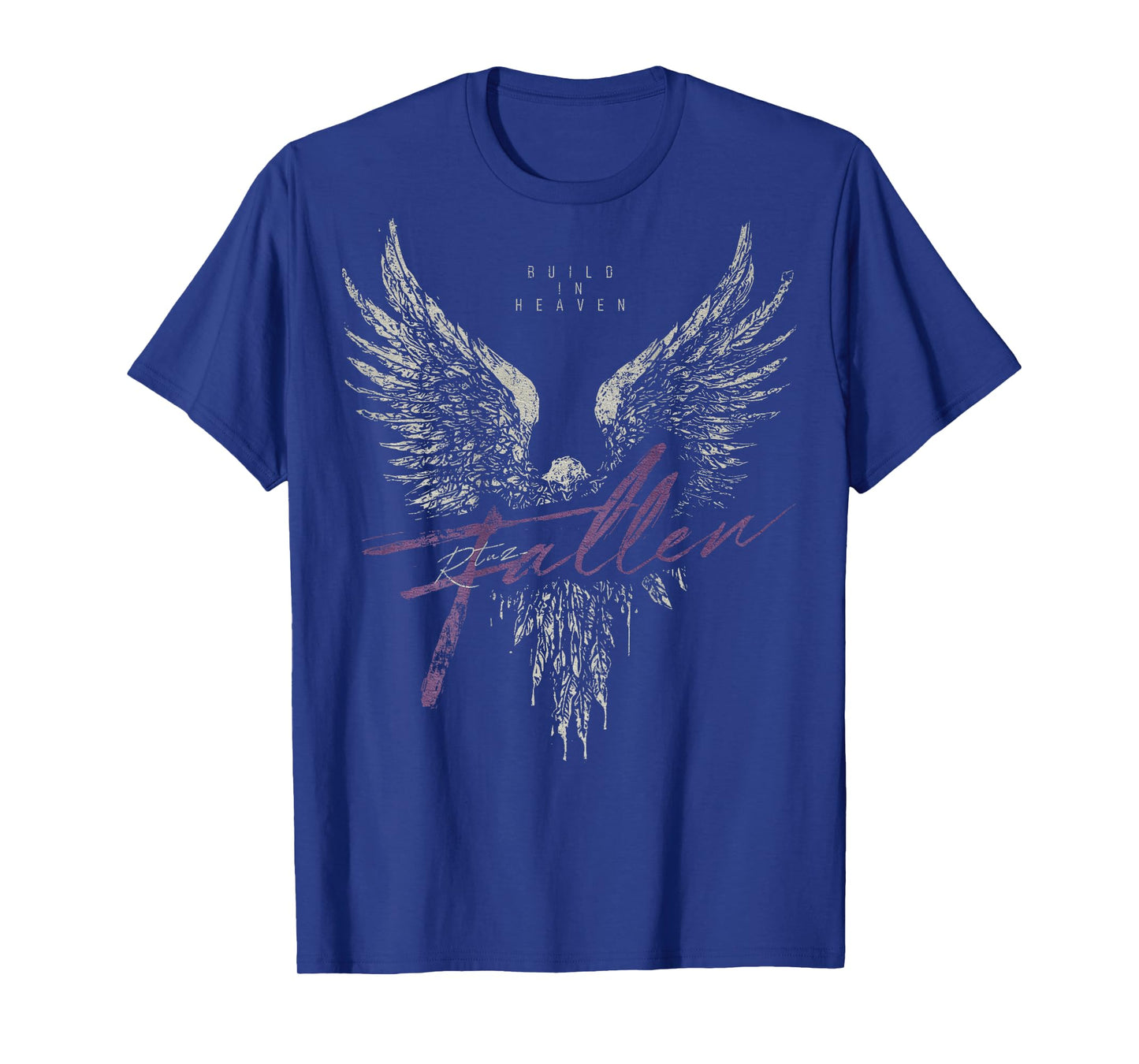 Hip Hop Vintage Edgy Urban Y2K Back Print Streetwear Angel T-Shirt