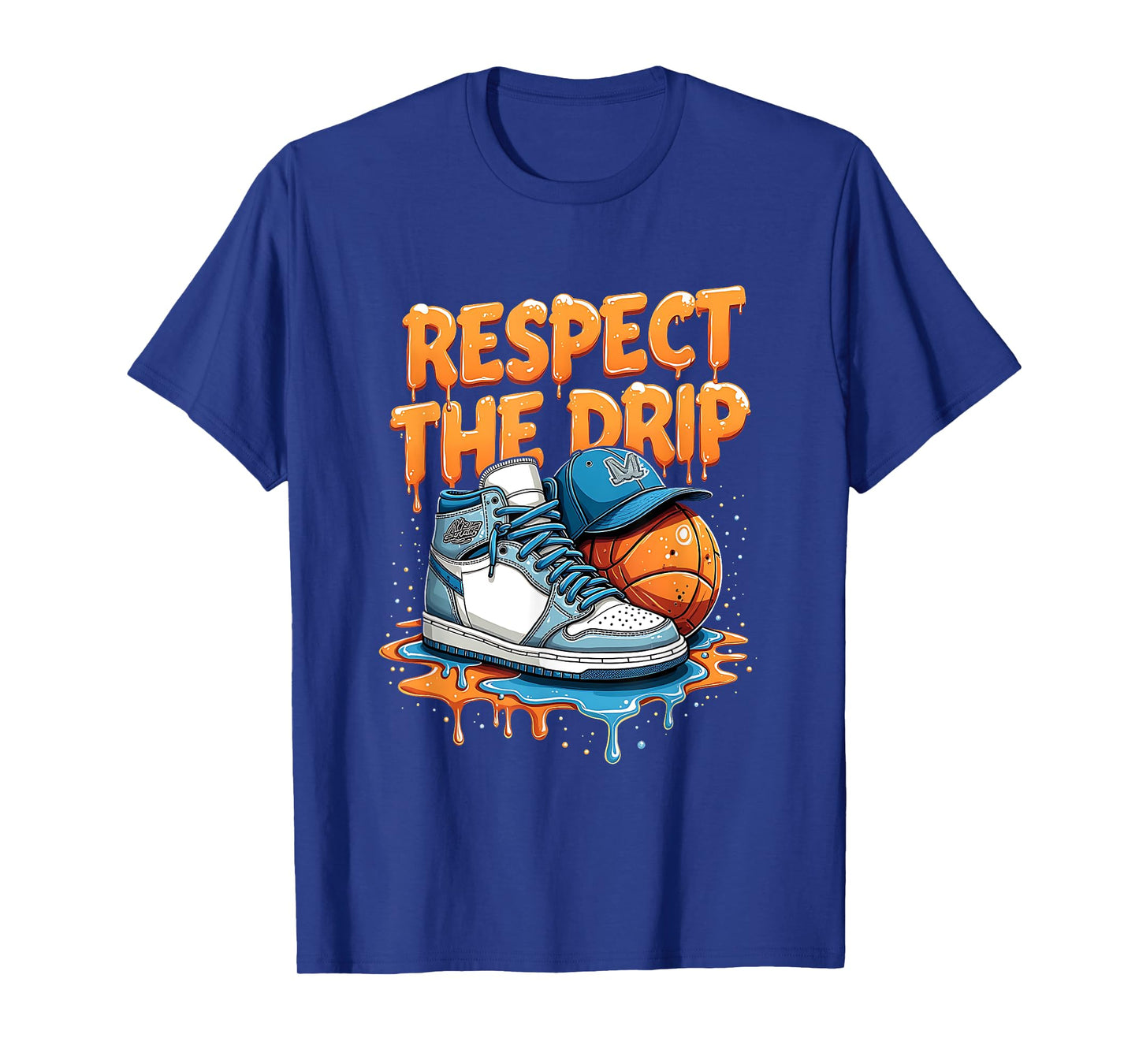Respect the Drip Sneaker Swag Basketball Street Style T-Shirt