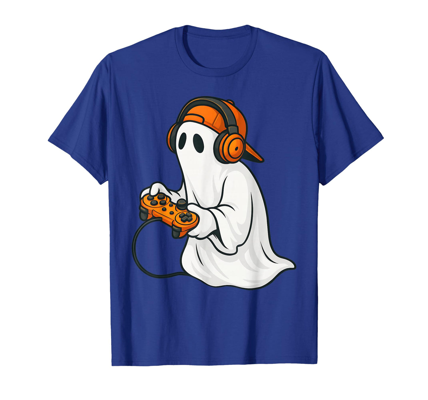 Halloween Scary Ghost Gamer Funny Video Gaming Boys Men Kids T-Shirt