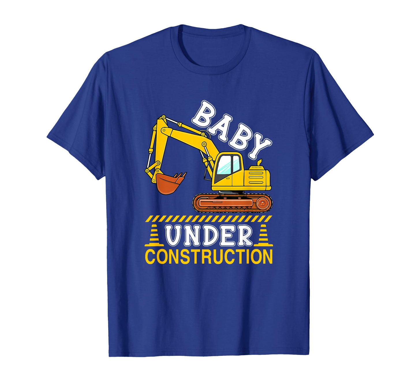 Baby Under Construction Excavator Costume Expecting New Baby T-Shirt