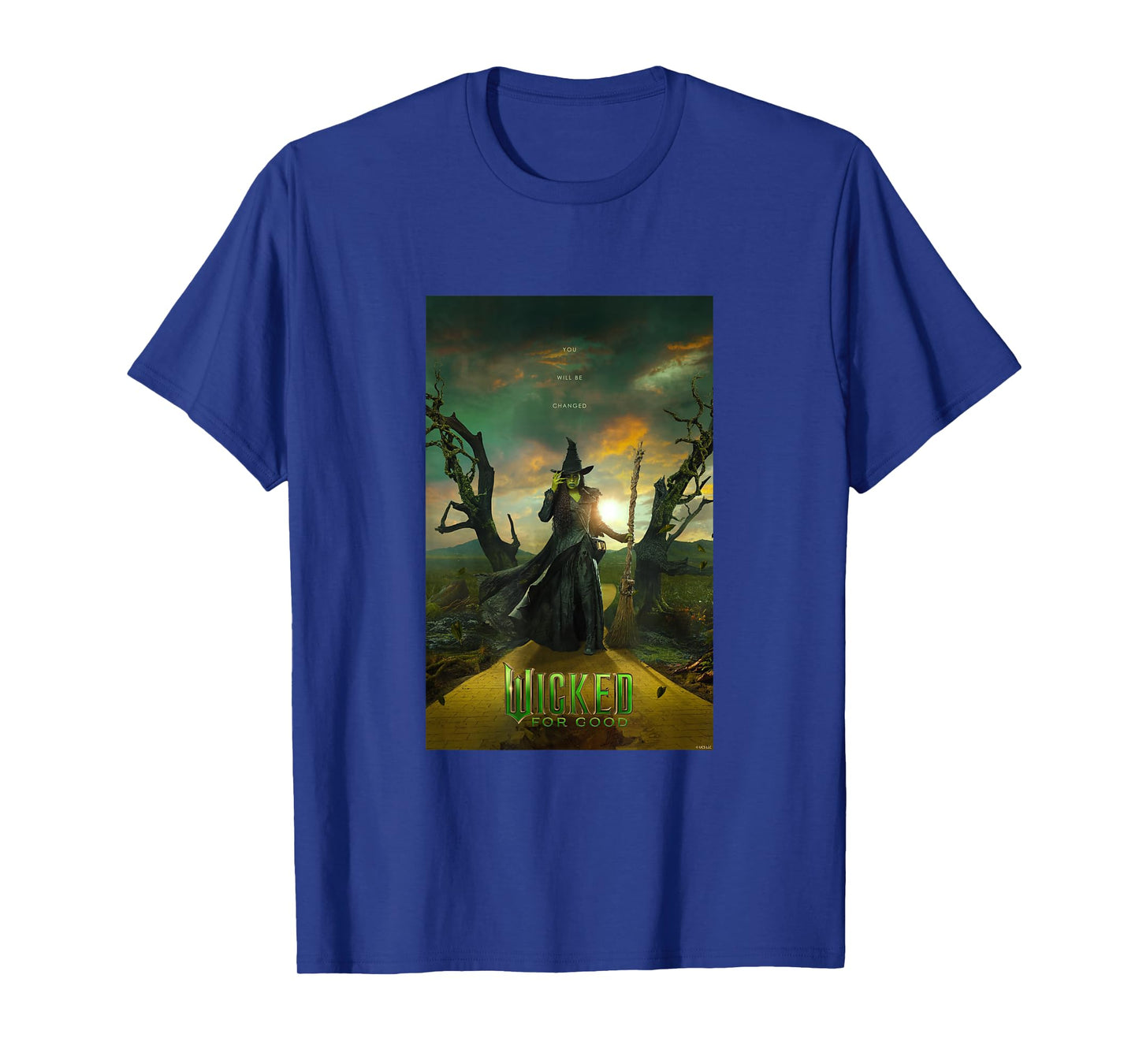 Wicked: for Good Elphaba Yellow Brick Road Poster T-Shirt