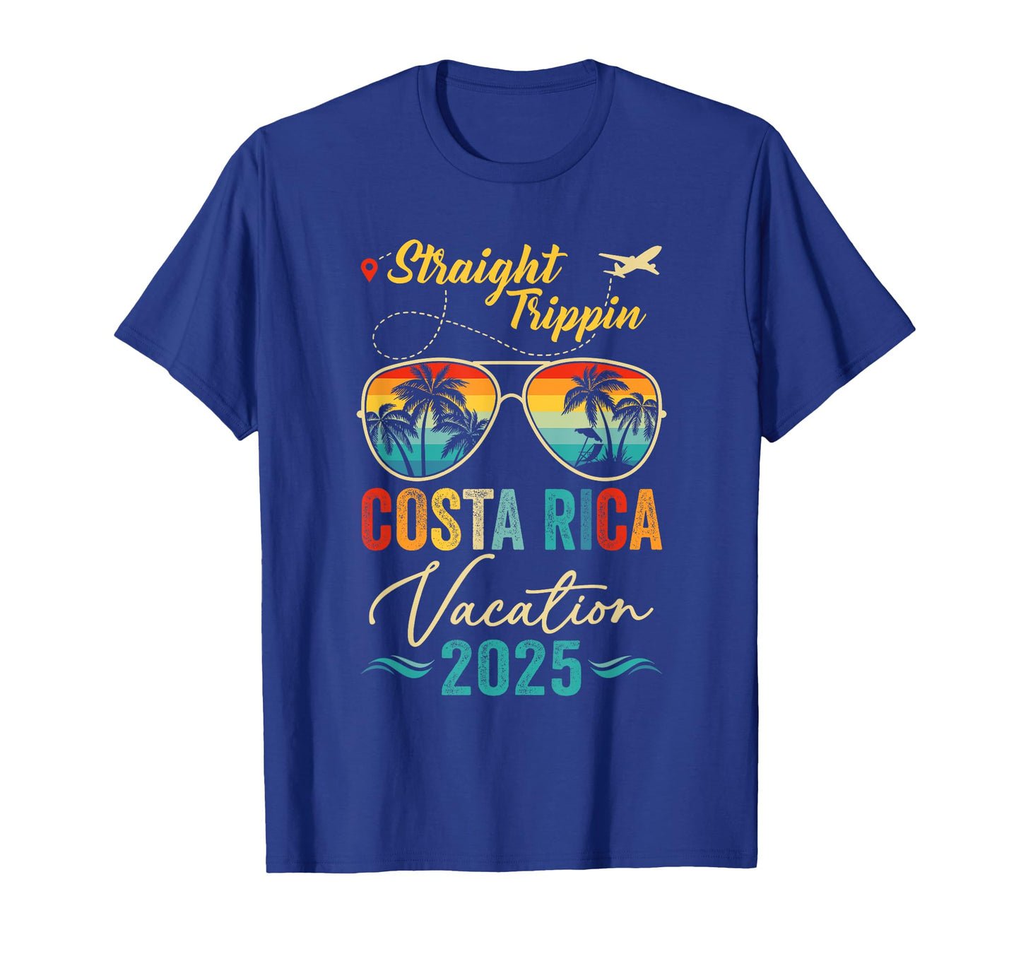 Straight Trippin Costa Rica 2025 Family Summer Vacation T-Shirt