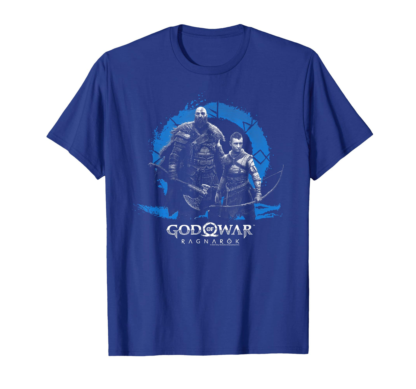 God of War: Ragnarok Icon with Kratos and Atreus T-Shirt