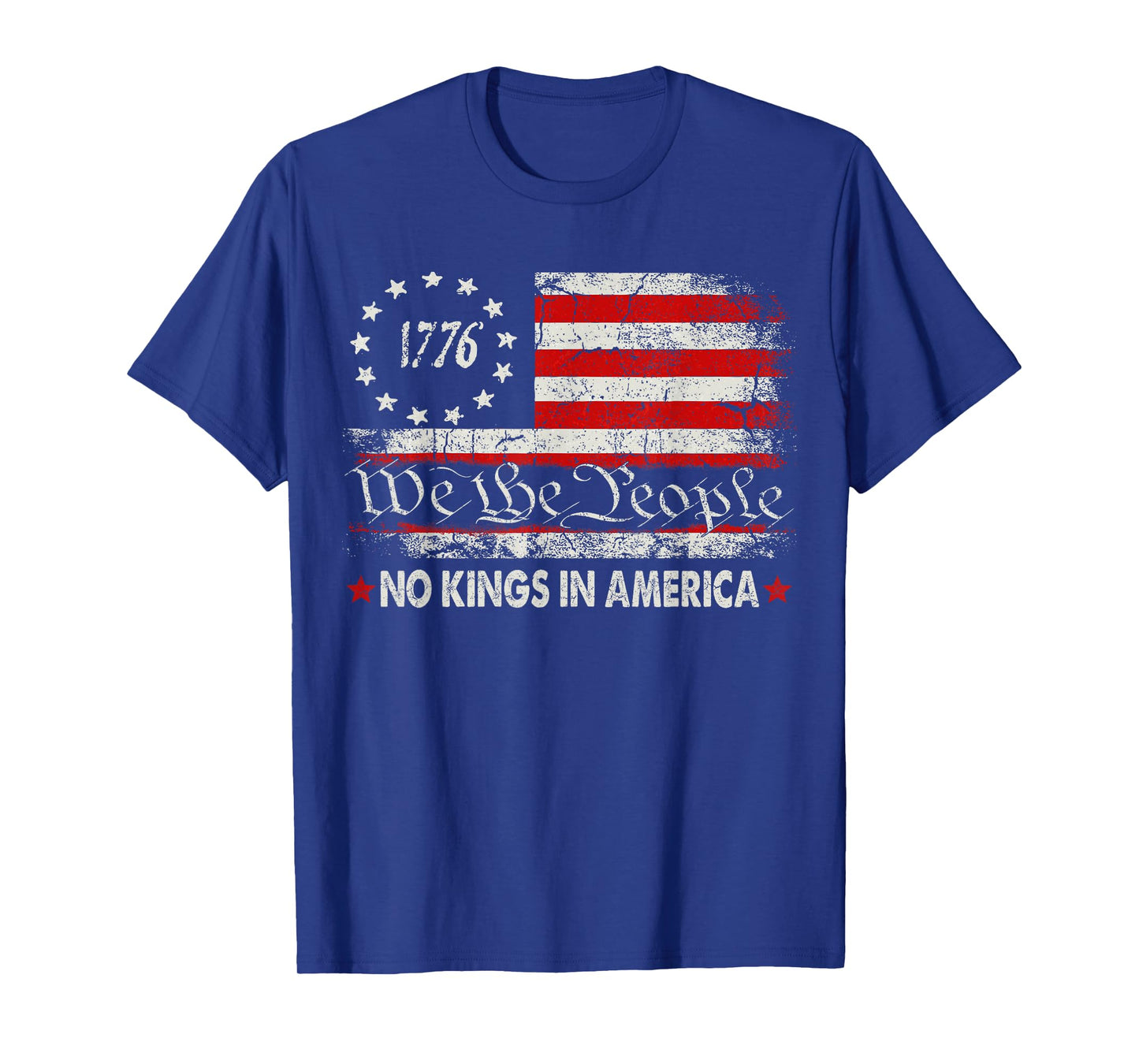 No Kings In America We The People Political Men Women T-Shirt