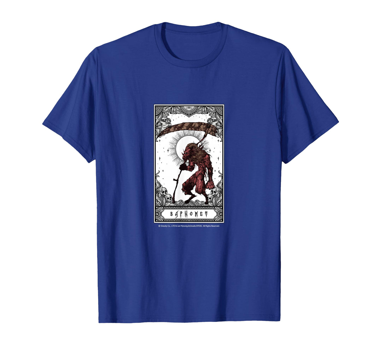 Ragnarok Baphomet β Dark Fantasy Boss Monster Art T-Shirt