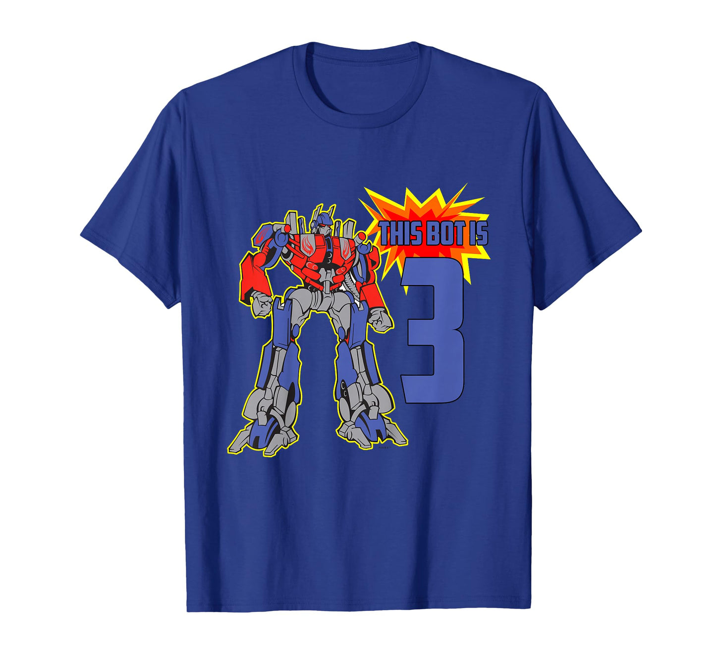 Kids 3rd Birthday Bot Robot T-Shirt for 3 Yr Old Boys Girls T-Shirt