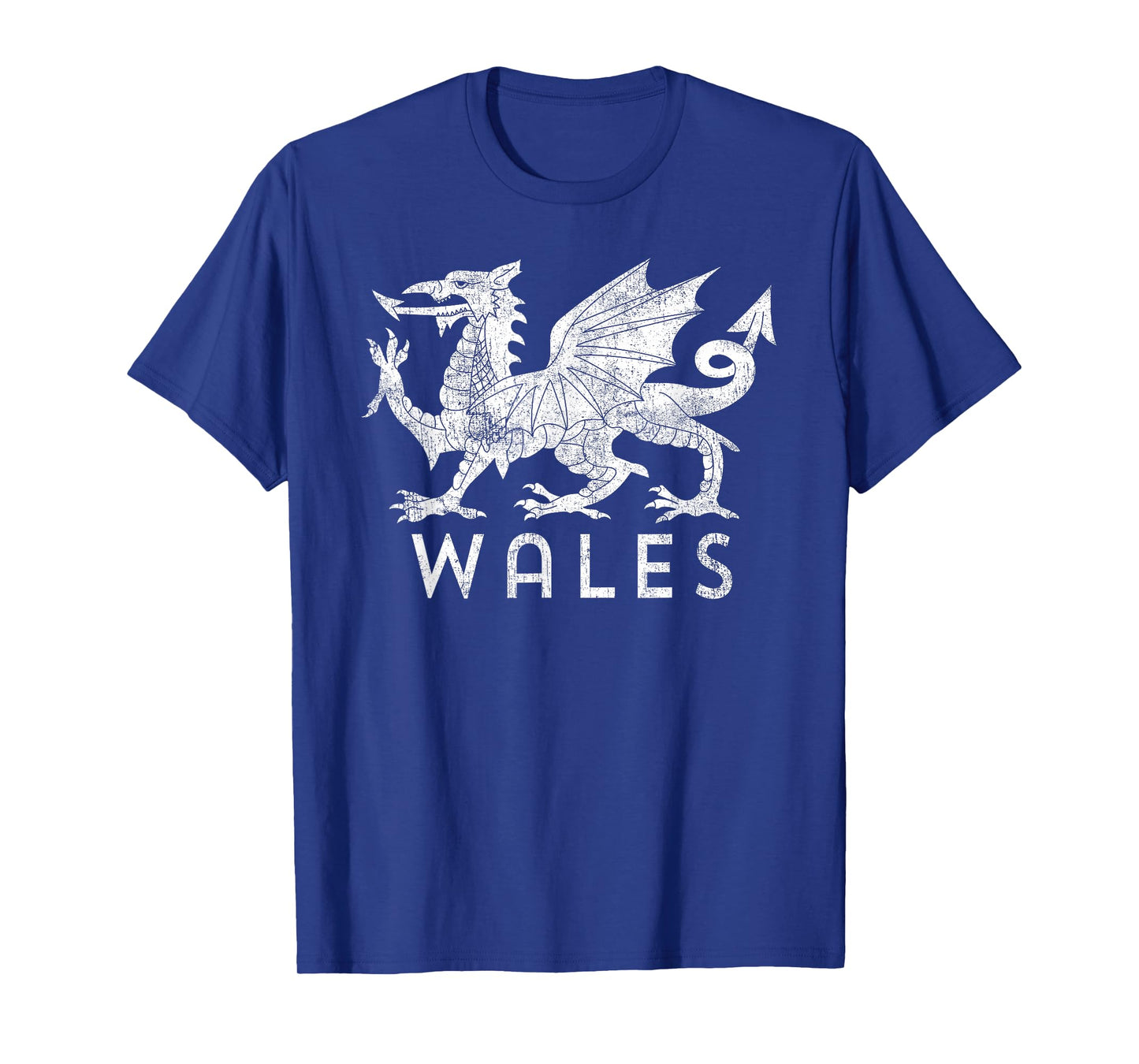 Distressed Rugby Welsh Tee Cymru Flag of Wales T-Shirt