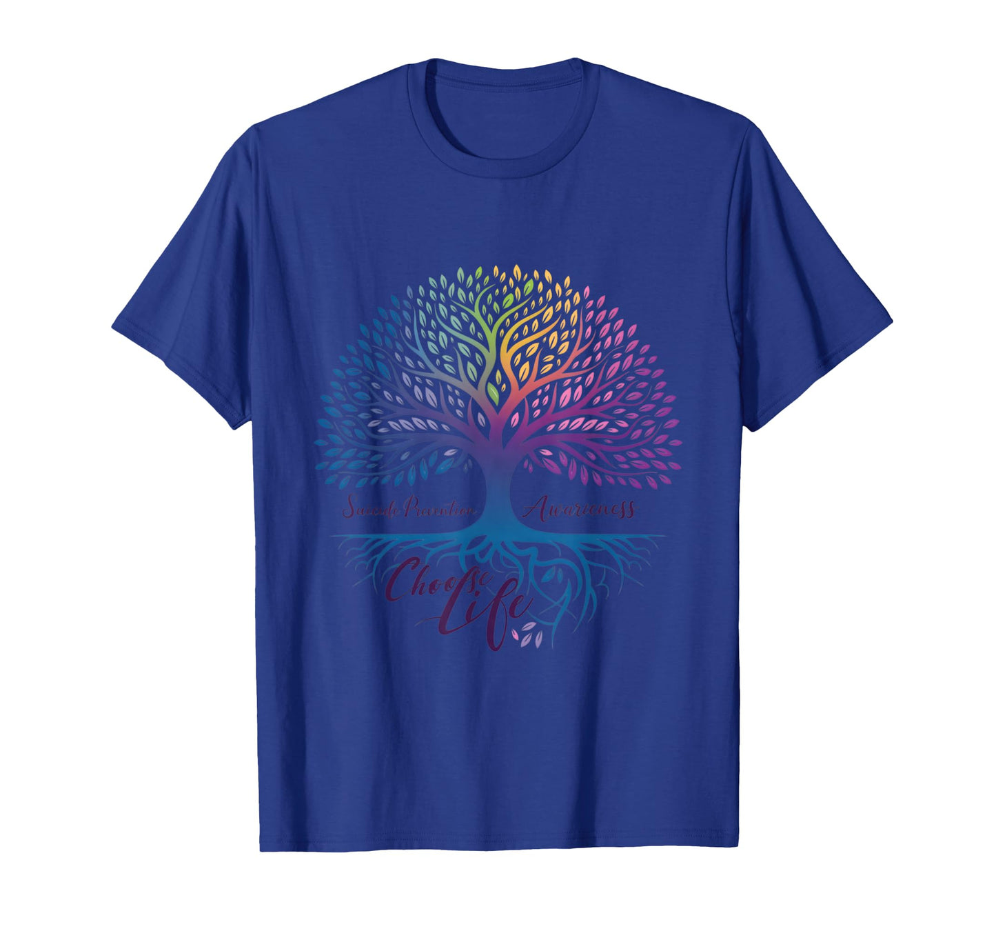 Tree Of Life Choose Life Suicide Prevention Awareness T-Shirt