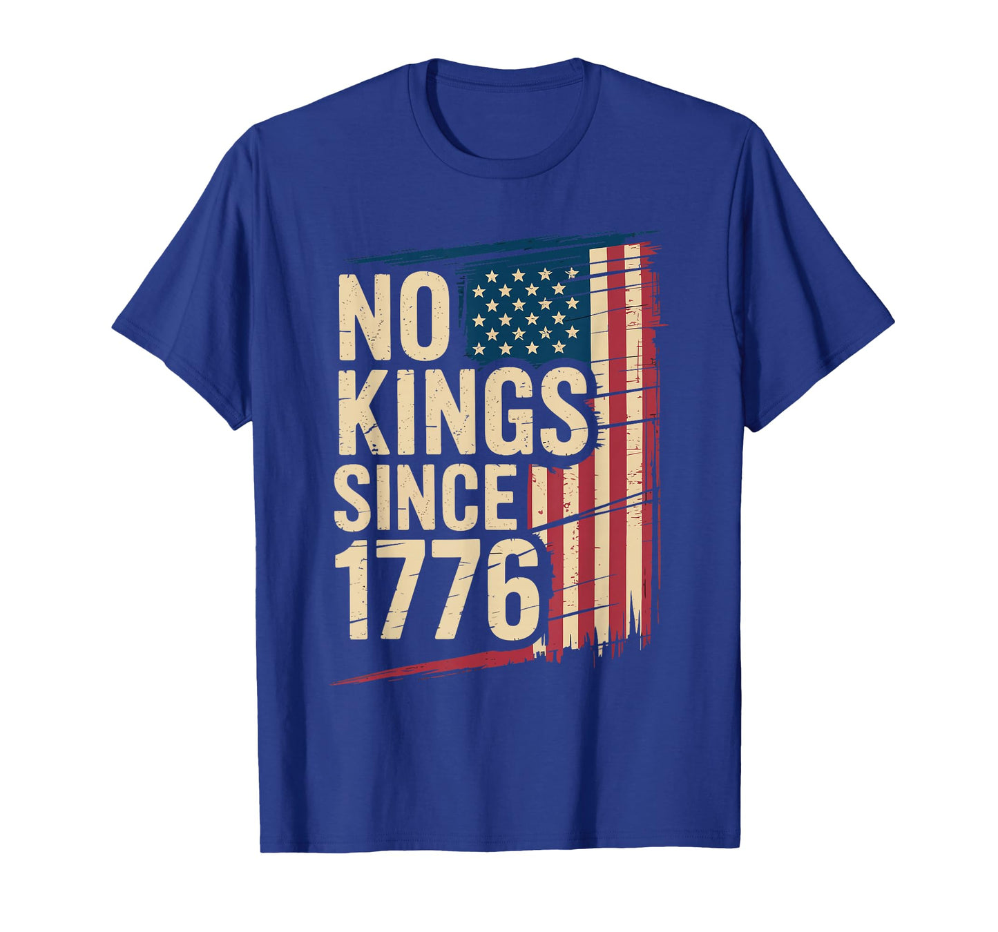Vintage USA No Kings in America Since 1776 Freedom Liberty T-Shirt
