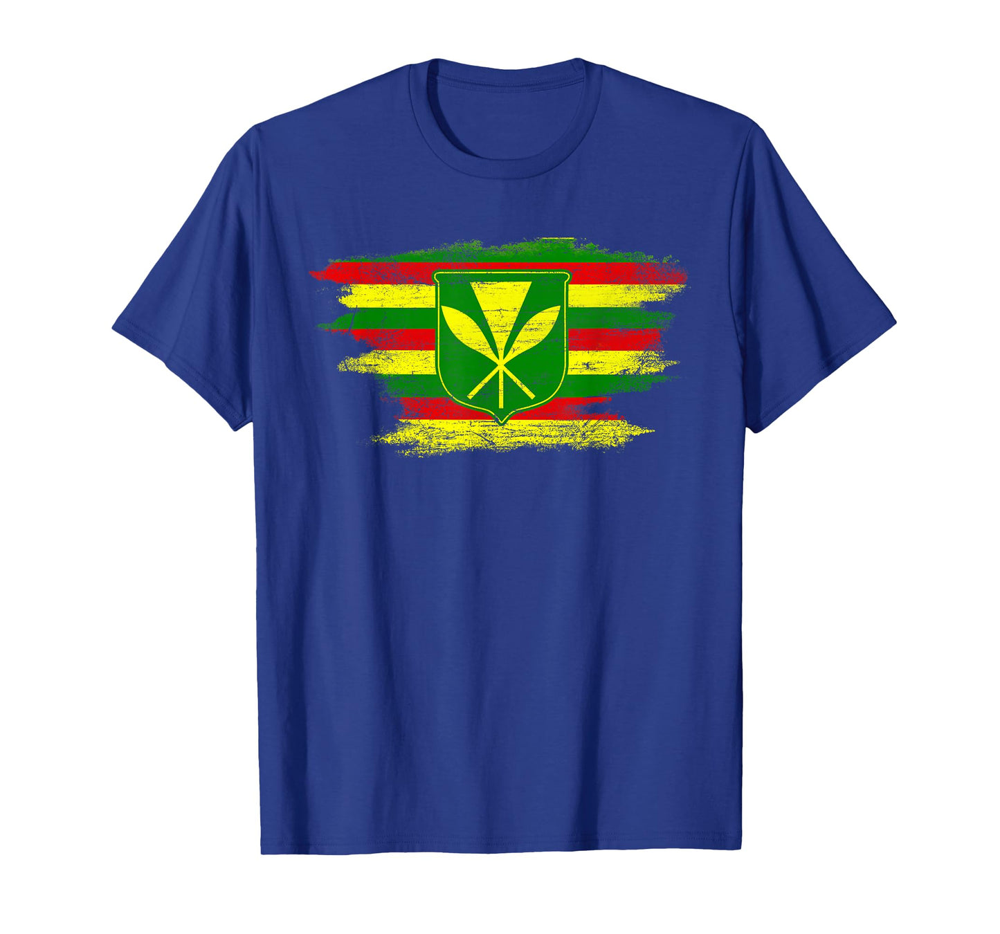 Kanaka Maoli Hawaiian Flag Pride Distressed Sovereign Gifts T-Shirt