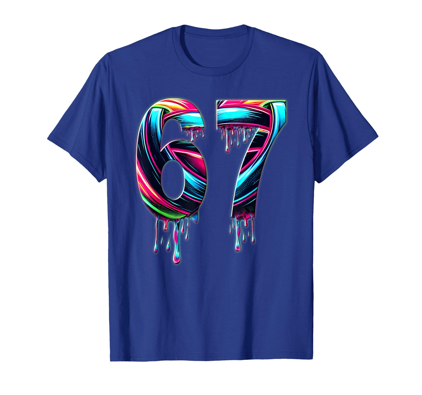 67 Six Seven 6 7 Meme Design Funny 6 7 T-Shirt