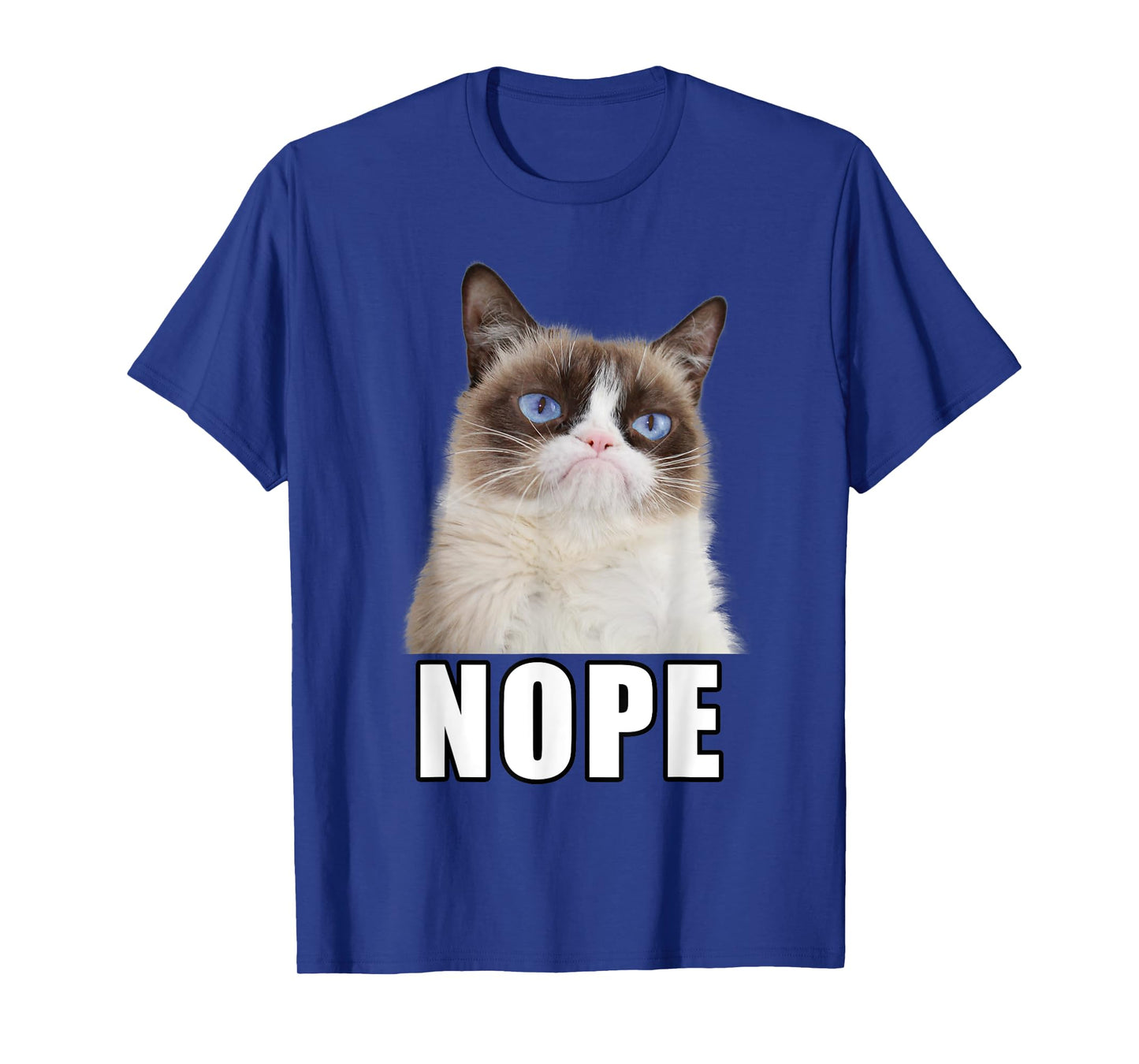 Grumpy Cat NOPE (6402) T-Shirt for Men Women