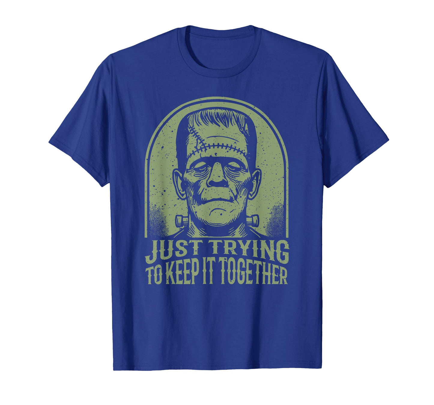 Retro Frankenstein Monster Just Trying to Keep it Together T-Shirt